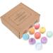 9PCS Bubble Salt Bubble Ball Set - Natural Handmade Organic Foot Bath Spa Balls for Women | Moisturizing Skin Gifts - Buy Online on GoSupps.com