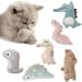 FANTESI 6 Pcs Cat Catnip Toys Interactive Cat Toys Cartoon Catnip Chew Toys Soft Plush Cat Pillow Entertaining Toys for Pet Kitten Cat Playing Chewing Grinding Claw Teeth Cleaning - Buy Online on GoSupps.com