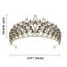 SweetV Gold Crystal Crown Tiara for Women - Ideal for Wedding, Pageant, Prom & Halloween - Buy Online on GoSupps.com