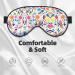 Mexican Otomi Animals Print Eye Mask | Unisex Soft Blocking Sleep Mask with Adjustable Strap - Buy Online on GoSupps.com