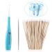 Remove almond stones remove sucker tonsil stones removal kit 1 tonsil stone remover 1 blue LED interdental cleaning room cleaner bad breath medium and 100 one -head cotton swabs