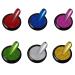 Set of 6 glitter powders chrome-plated fine with 6 eye shadow sticks mirror effect metallic chrome for nail art dark color