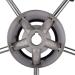 Pebbly Beach 11 Marine Boat Steering Wheel - Stainless Steel 5 Spoke with Knob and Foam Grip - Buy Online on GoSupps.com