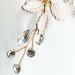 Lismyakey Wedding Clip Rhinestone Hair Clip Comb Barrette Flower Bridal Comb Barrette Handmade Flower Clip Head Pieces for Women (Gold) - Buy Online on GoSupps.com