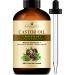 Handcraft Castor Oil with Rosemary Oil and Peppermint Oil for Hair Growth  Eyelashes and Eyebrows - 100% Pure and Natural Carrier Oil  Hair Oil - Moisturizing Massage Oil for Aromatherapy - 4 fl. Oz