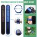 2 Pack Mosquito Bracelet with 4 Essential Oils Refills | Deet-Free Waterproof Wristbands for Kids & Adults - Indoor Outdoor Protection | Blue-Black - Buy Online on GoSupps.com
