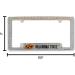 Rico Industries NCAA Oklahoma State Cowboys Chrome Bling License Plate Frame - 12 x 6 - Buy Online on GoSupps.com