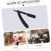 Frcolor Engraved Manual Razor Holder - Foldable Shaver & Eyebrow Razor Stand - Black 14.5x2.5cm | Premium Man Tool Handle - Buy Online on GoSupps.com