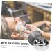 Rustproof Stainless Steel Shaving Bowl - Premium Shaving Soap Container for Men | Ideal for Beard Foam Brushes & Shave Care - Buy Online on GoSupps.com