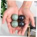 Fomiyes 8-Sentence Ball Exercise - Solid Black Baoding Health Massage Device | Hand Massage Gemstones & Fitness Balls for Relaxation - Buy Online on GoSupps.com