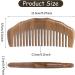 Handmade Green Sandalwood Wide Tooth Comb for Women and Men - Anti-Static, Detangling, Beard Comb - Buy Online on GoSupps.com