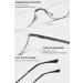 LANOMI Lightweight Half Rim Metal Reading Glasses - Mini Half Frame Eyeglasses with 1.5 Diopters Transparent Lens - Gray Reading Aid - Buy Online on GoSupps.com