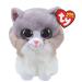 Ty UK Ltd 2005071 Asher Cat W/Horn - Beanie Boos Stuffed Animal Multicoloured 15cm Cat Asher
