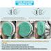 Electric Body Brush Spin Scrubber with 5 Attachments - Rechargeable IPX67 Waterproof (Green) - Buy Online on GoSupps.com