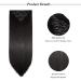 Clip-in Real Hair Extensions 70cm - 8 Parts Dark Brown - Smooth & Naturally Long - Buy Online on GoSupps.com