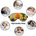 Yellow Rose Print Double-Sided Eye Mask | Soft Light Blocking | Enhance Sleep Quality - Buy Online on GoSupps.com