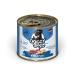 Doggy Dog Paté Beef and Turkey, 6 x 200 g, Wet Dog Food, Grain Free, with Salmon Oil and Green-lipped Mussel, Complete Food with Potatoes and Tomato, Made in