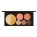 EVE PEARL Ultimate Face Palette Powder Eyeshadow Blush Long Lasting Natural Double Pigmented Glamour Makeup Set (Bombshell)