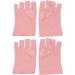 Nail Gloves for UV Protection - Breathable and Reusable Nail Art Accessories Fingerless UV Gloves Pink - Buy Online on GoSupps.com