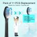 10+1 Pack Replacement Toothbrush Heads for AquaSonic Black Series & Vibe Series - Compatible with Duo Series Pro - White & Black - Buy Online on GoSupps.com