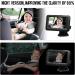 Mulcort Baby Car Mirror 1080P Baby Monitor with Camera and 4.3'' IPS Screen - Night Vision & Wide View Angle for Infants, Kids, Pets - Buy Online on GoSupps.com