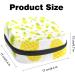 Portable Women's Binding-Up Bags & Menstrual Cup Pocket - Tropical Yellow Pineapple | Perfect for Teen Girls & First Period Essentials - Buy Online on GoSupps.com