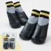 Buy Hjumarayan Waterproof Anti-Slip Dog Shoes - 4 Pieces Black Dog Socks for Indoor & Outdoor | Protect Your Puppies' Paws - Buy Online on GoSupps.com