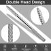 3XF Ultra Fine Cuticle Nail Drill Bit - Medium Double Heads Safety Tungsten Carbide Remover for Acrylic Gel Manicure & Pedicure | International Shipping Available - Buy Online on GoSupps.com