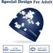 Shop Stylish & Comfortable Silicone Bathing Caps for Women - Waterproof Slip-Resistant Perfect for Long/Curly Hair - Ideal for All Hair Types - Navy Blue - Buy Online on GoSupps.com