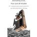 Buy Tivenfezk Nadoli for Samsung Galaxy Z Fold 4 - Astronaut Hidden Stand Ultra Thin Silicone Case 360 Ring Stand Scratch-Resistant Black Cover - Buy Online on GoSupps.com