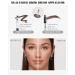 Waterproof Tinted Eyebrow Gel Kit - 2Pcs Bruntte Thickening Eyebrow Glue with Brush Long Lasting Makeup for Women - Fill in Brows & Cover Gray Hair - Buy Online on GoSupps.com