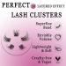 Ahrikiss D Curl Lash Clusters 72 Pcs - DIY Fluffy Eyelash Extensions for Home Makeup - B11 (8/10/12/14/16mm) Volume Individual Lashes - Buy Online on GoSupps.com