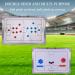 Magnetic Soccer Football Coach Board Kit with Marker Pieces and Storage Bag - Buy Online on GoSupps.com