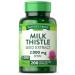 Nature's Truth Milk Thistle Supplement | 2000mg | 200 Capsules | Non-GMO and Gluten Free Seed Extract | Silymarin Marianum
