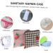 Lurrose 2pcs Napkin Storage Bag - Cute Handbag & Mini Coin Purse Organizer - Portable Menstruation & Tampon Bag - Practical Period Bag - 13X13CM - Buy Online on GoSupps.com