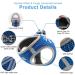 Small Dogs No Pull Harness | Reflective Breathable Mesh | Step-In Vest with Leash | Adjustable for Walking & Training | Blue - Buy Online on GoSupps.com