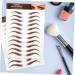 NOLITOY 15 Sheets Eyebrow Stickers Eyebrows Makeup Sticker Makeup Eyebrow Simulation Eyebrow Fake Eyebrows 1 count (Pack of 1) Brownx3pcs - Buy Online on GoSupps.com