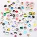 50pcs Colorful Pointed Bottom Nail Rhinestones - Multi Shapes for Nails & Crafts - Buy Online on GoSupps.com