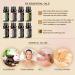 Organic Essential Oil Set - Vetiver, Patchouli, Myrrh, Ylang Ylang, Black Pepper, Cinnamon, Ginger, Juniper Berry - 80ml for Diffuser and Humidifier - Buy Online on GoSupps.com