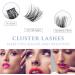 Individual Cluster False Eyelashes Kit | 50 Pcs Russian Strip Lashes | C CC D Curl | DIY Fluffy & Natural Soft Reusable Lashes | 10-16mm | Includes 1 Glue - OP12 - Buy Online on GoSupps.com