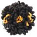 DreadLock Bun Afro High Puff Drawstring Ponytail Wig | Synthetic Faux Locs Hair Bun for Black Women | Clip In Hair Extension (1B/27) - Buy Online on GoSupps.com