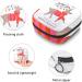 GIAPB Merry Christmas Deer Period Bag - Sanitary Napkin and Makeup Storage Pouch - Buy Online on GoSupps.com