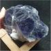 Natural Crystal Rough 1109.7gRare Purple Blue Ladder Fluorite and Crystal columnar paragenetic Specimen Quartz gem Stone Furniture - Buy Online on GoSupps.com