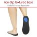 Envelop Thin Insoles for Men and Women - High Arch Support for Flat Feet & Plantar Fasciitis - Foot Relief Orthotics for Metatarsalgia, Heel Spur & Foot Pain - Unisex US Men's (9.5 -) - Buy Online on GoSupps.com