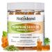 NATISLAND Pumpkin Seed Oil Gummies with Saw Palmetto Cold Pressed Pumpkin Seed Oil Supplement for Hair Growth Prostate Health & Urinary Tract Support Sugar Free Vegan Pineapple Flavor 60 Count