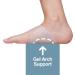 ZenToes Gel Arch Supports for Plantar Fasciitis & Flat Feet - Small Size Pair of Gel Inserts for All Shoes - Foot Support Pain Relief for Men and Women - Buy Online on GoSupps.com