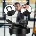 ROCKY&CHAO Unbreakable Stainless Steel Protein Shaker Lid - Leak-proof Black Bottle Accessory - Buy Online on GoSupps.com