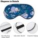 Tropical Sloths Sleep Mask - Adjustable Eye Cover for Sleeping, Blocking Light, Night Travel - for Men and Women - Buy Online on GoSupps.com
