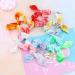 IVARYSS Bow Scrunchies for Little Girls - 12 Pcs Tie Dye Velvet Rabbit Bunny Ear Small Scrunchy | Cute Rainbow Ponytail Holder for Kids | Soft Bowknot Elastic Hair Bands - Buy Online on GoSupps.com