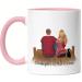 Personalized Pink Cat Cup for Cat Lovers - Perfect Gift for Couples & Cat Owners - Buy Online on GoSupps.com